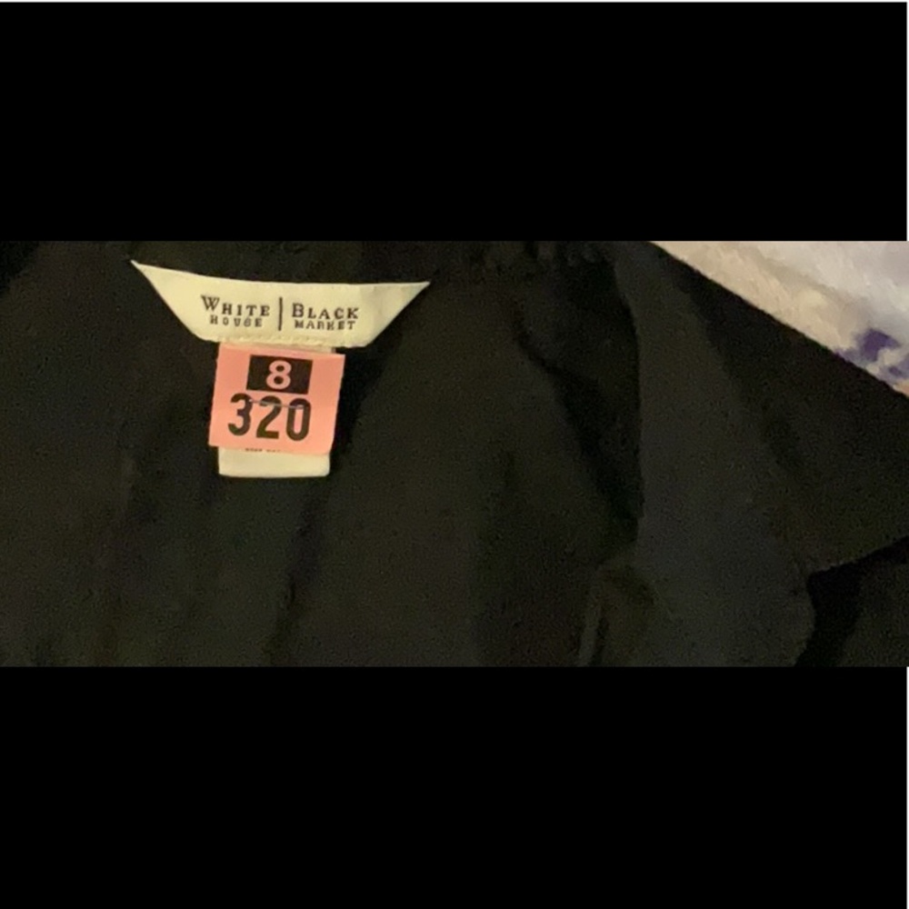 Black 3/4 Sleeve Blouse - Picture 5 of 5